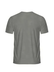 加大码男士休闲 T 恤，圆领涤纶针织面料上衣，街头风格运动装，宽松版型，加大码