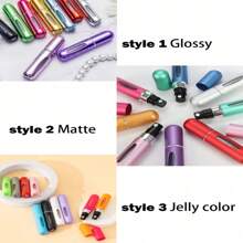5ml Air Freshener Refill Bottle Portable Mini Refillable Spray Jar Scent Pump Empty Cosmetic Containers Atomizer For Travel Tool Hot Aluminum Air Freshener Container - Portable - Compact Portable Air Freshener Dispenser - Small Bottle Body Is Convenient For Carrying Around And Using During Business Trips.