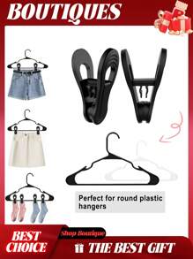 30pcs Hanger Clips, Clothes Pins, Towel Clips, Beach Chair Clips, Clothes Pins Heavy Duty, Clothespins, Bag Clips, Clips For Clothes, Pants Hangers Clips, Beach Towel Clips, Pants Hangers