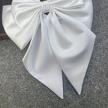 Phụ kiện nơ cài tóc mới, thanh lịch, phù hợp cho cô dâu trong đám cưới, mặc hàng ngày và trang phục trang trọng, có thể tháo rời, thích hợp cho chụp ảnh, tiệc tùng và váy cưới, phụ kiện ngày Valentine. - Nhiều màu - Xem 2