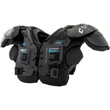 Champro Gauntlet 1 Football Shoulder Pad - Black,Blue - View 2