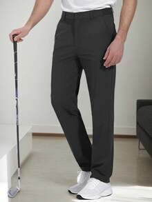 SANOPY Mens Golf Pants Stretch Work Dress Pants  Quick Dry Lightweight Casual Comfy Trousers With Pockets - màu đen - Xem 3