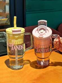 The New Summer Giant Water Cup Features A High Level Of Appearance, Is Simple And Fresh, And Has A Large Capacity. It Is Portable And Comes With A 1PC Tea Water Separator - Multicolor - View 10