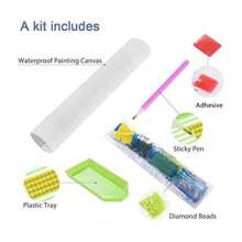 5D Diamond Painting Kit, Cartoon Patterns Suitable For Adults And Beginners, DIY Full Drill Embroidery, Heat Transfer Rhinestone Sticker, DIY Mosaic Art Decor For Home Wall