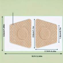 32/72pcs Toenail Care Tape, Thick Nail Protection, Double-Layer Design Of Adhesive Tape Nail Protection And Appearance - Apricot - View 2