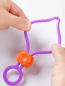 4pcs/6pcs Random Color Food Sealing Rope Bands, Colorful Sealing Tie Bands Food Preservation Clips Creative Binding Rope Versatile Pull Ring Buckles - Multicolor - View 3