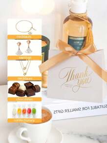 24pcs/12pcs/6pcs Thank You Gift Bags, Mini Candy Bags With Bows, Perfect For Party, Birthday, Wedding Bridal Shower Favors, Wedding Guest Gifts, Gift Boxes, Wedding Reception Decor, Valentine's Day. Creative Wedding Boxes, Luxury Holiday Small Gift Boxes Suitable For Wedding Small Gift Packaging, Birthday Party Gift Boxes, Party Bags, Holiday Gift Decorations, Wedding Decorations, And Other Occasions