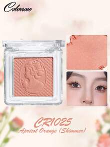 COLORROSE Flash Glow Cheeks 粉状腮红，哑光和亮光面部腮红，轻盈、顺滑、可混合、高度着色、荧光笔和眼影合一，面部美容化妆品 - CR1025 - 查看 1