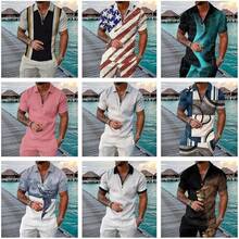 BIRW Men's Track Suits 2 Piece Summer Short Sets Outfits Fashion Polo Shirt Casual Short Sleeve And Shorts Set - LLPO233 - View 7