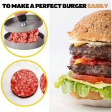 One Hamburger Press Round Hamburger Mold Rice And Vegetable Roll Press Meat Pie Press Mold Hamburger Maker Press Meat Filling Hamburger Oil Paper