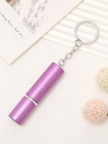1pc/2pcs 5ml Refillable Perfume Atomizer Bottles, Rhinestone Perfume Bottle Keychain Pendant, Portable & Reusable - Multicolor - View 2