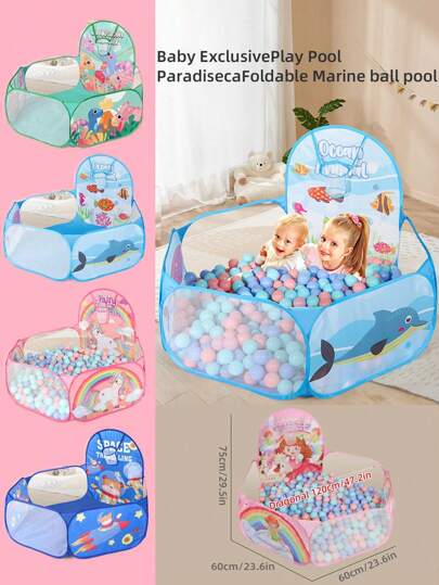 Canestro da basket divertente per bambini, tenda per picnic e campeggio interno/esterno, tema realistico di Natale, Ognissanti, Ringraziamento, pieghevole e richiudibile, per bambini e bambine 3-6 anni, uso domestico interno (palline non incluse)