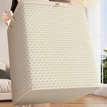 Grey Wave Clothing Storage Bag, Bedding Moving Bag, Household Bedroom Storage Bag, Oversized Storage Bag