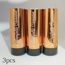 3 pièces/6 pièces Poppers à spirale portables, lanceurs de poppers à ressort pour anniversaire, remise de diplôme, mariage, célébration