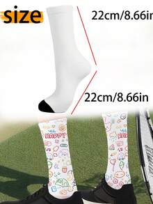 1 Pair Custom Face Socks, Custom Photo Socks, Custom Printed Socks, Personalized Funny Face Socks, Custom Image Socks, Print Any Facial Design On Socks, Anniversary Gift - Multicolor - View 9