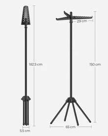 SONGMICS Drying Rack - màu đen - Xem 7