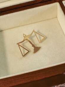 1 pieza Insignia de solapa con Libra, el símbolo de la constelación de la Balanza, minimalista y elegante - Libra - Ver 5