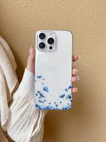 1个透明极简手机壳，采用UV印刷花卉图案，防摔。 - 彩色 - 查看 6