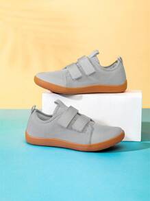1 par de zapatos deportivos descalzos con puntera ancha para niños, adecuados para que los niños y niñas pequeños jueguen libremente