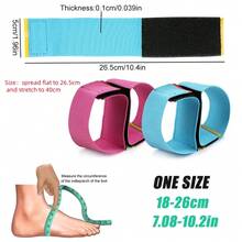 زوج/زوجان أربطة للقدم للتدريب على الرياضات الجمباز، أربطة للقدم بوحدات تدريب للرقص والانشطاع للنساء، أربطة احترافية لمساعدة القدمين على التدريب - متعدد الألوان - مشاهدة 5