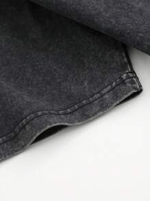 230 G Men's T-Shirt, Pure Cotton, Washable, Off-The-Shoulder, Crew Neck, Short Sleeves, Suitable For All Seasons
