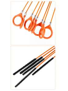 1/2/5入排水管堵塞清除工具，排水管疏通器，毛髮堵塞清除器，淋浴排水管疏通器，水槽疏通器，尼龍塗層防斷金屬水槽疏通器，廚房水槽與浴缸排水管清潔棒，水槽疏通器，毛髮排水管清潔工具，馬桶下水道排水管清潔工具，適用於浴室水槽、浴缸、淋浴、管道排水 - 彩色 - 查看 9