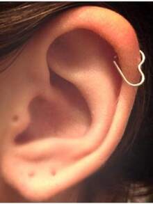 CIZME Joyería para piercings de 16G: Pendientes Rook, Anillos de Ceja, Anillos de Labio de Acero Inoxidable, Aro de Cartílago, Pendientes Rook Daith, Tragus y Piercing de Body con Barra Curva Cubierta de CZ, Anillos de Ceja de 16G, Barra Curva, Anillos de Ceja, Piercing de Superficie Daith y Tragus - Plateado - Ver 8