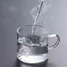 12/6/4/2pcs Set Transparent Glass Tea Cups With Handles, Heat-Resistant, Multipurpose Small Elegant Coffee Cups, Suitable For Coffee, Wine, Beer, Cocktail, Juice, Office, Restaurant, Gifts, 100ML Small Tea Cups (Excluding Cup Holder) - White - View 10