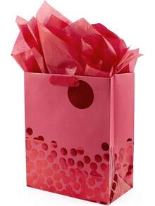 - Bolsa de regalo extragrande de 15 pulgadas con papel de seda (Día de San Valentín) - Feliz día de San Valentín en rojo - Ver 12