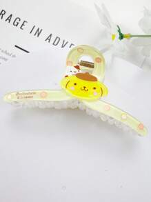 Sanrio Sanrio 1pc Cute Claw Clips,Genuine Authorization Ip Models Hair Clips,Hair Volume More Hair Less Applicable,Metal Hair Clips For Girls - Cartoon Hair Clip Accessories, Headbands, Anime Style Claw Clips, Gifts For Sanrio Fans Summer