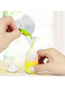 6 piezas Botellas dispensadoras de punta fina de precisión, botellas divisorias, botellas de jeringa para exprimido, envases de 10 ml de punta de aguja para pegamento, de colores aleatorios, aptas para manualidades DIY, laboratorio, pintura, tinta, arte acrílico - Material de plástico duradero, suministros de arte, botellas de pegamento - Color aleatorio - Ver 5