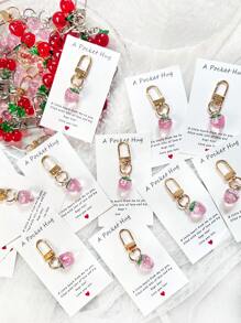 1/5/10 Peças Delicado e Fofo Chaveiro Pendente de Flor, Morango, Cereja, Maçã, Coração, Charme e Acessório da Moda para Bolsa, Presente Ideal para Festa, Natal, Aniversário, Ação de Graças para Mulheres, Decoração DIY de Carteira e Bolsa no Estilo Y2K, Ótimo para Família, Amigos, Professores, Colegas de Classe e Parceiros