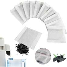HYYKJ-US 20 Pack Activated Charcoal Distiller Filters Sachets, Replacement Water Filter Cartridges For Water Distiller, Home Distiller Replacement Bags Packs For Home Pure Water Remove Compound - White - View 1