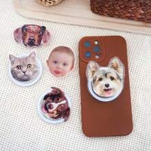 Personalized Phone & Kindle Grip, Custom Phone Grip, Pet Photo Phone Grip, Dog Mom Gift, Custom Kindle Grip - Multicolor - View 6