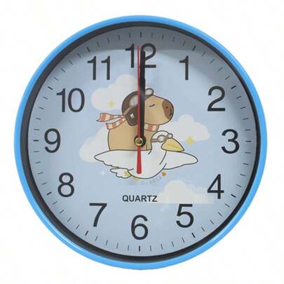 BUYTITI Reloj de Pared Diseño de Capybara y L