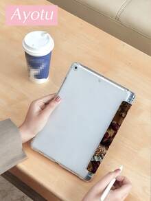 Ayotu Leopard Junk 保护壳适用于三星 Galaxy Tab/iPad、iPad 第 9/8/7 代 10.2 英寸、新款 iPad 第 10 代保护套、Kindle Paperwhite 第 12 代 2024、具有自动唤醒/睡眠功能、四角防摔 - 彩色 - 查看 4