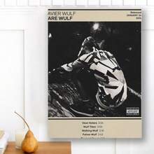 Framed Xavier Wulf Rare Wul 2 Canvas Poster Wall Decorative Art Painting Living Room Bedroom Decoration Gift Home Decor,Room Decor - Framed - View 1