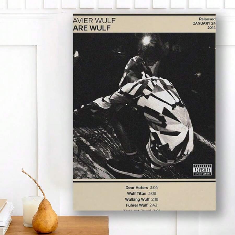 Framed Xavier Wulf Rare Wul 2 Canvas Poster Wall Decorative Art Painting Living Room Bedroom Decoration Gift Home Decor,Room Decor - Framed - View 1
