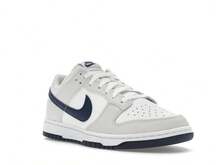 Dunk Low 'White Midnight Navy' Summit-White Platinum-Tint Sneakers Men DV0831-111 - 彩色 - 查看 2