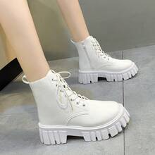 Women Ankle Boots & Booties - White - View 3