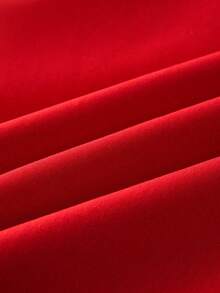 大码女式胸前系带连衣裙，波西米亚风格服装，浪漫情人节、婚礼季节日时尚服装 - 紅色 - 查看 9