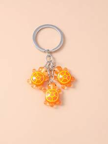 1pc Cute Turtle Shaped Keychain For Women, Everyday Accessory School Cartoon Car Accessories Goth Y2k Halloween Accessories Teachers Day Christmas Gift Ideas Bag Lanyards With Id Holder Car Accessories Bag Charms