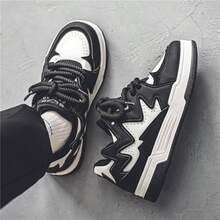 Women's Board Shoes New Fashion Small White Shoes Women's Shoes All Match Low-Top Casual Shoes - 黑色 - 查看 7