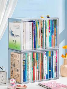 1PC Versatile Clear Acrylic Storage Box - Dustproof Display Case For Models, Tools & Books | Transparent Organizer Container - Clear - View 5