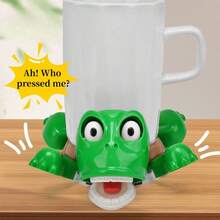 创意乌龟杯垫 按下凝视乌龟桌面摆件 可爱搞怪杯垫 减压神器 适合客厅餐厅办公室 - 彩色 - 查看 3