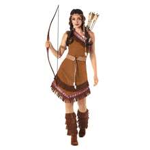 Morph Costumes Fun Shack Women's Indigenous American Fancy Dress Costume - Perfect For Halloween, World Book Day, Or Character Celebrations