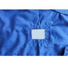 BLUE GOWN WITH BADGE HOLDER Plain Regular - Blue - View 4