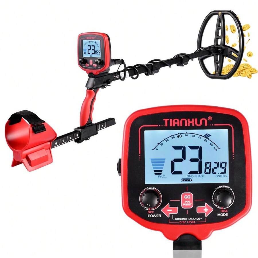 TX-850L Metal Detector Professional Underground Depth Metal Detector High Sensitivity Gold Treasure Hunter BackLight Pinpointer - TX-850L - View 1
