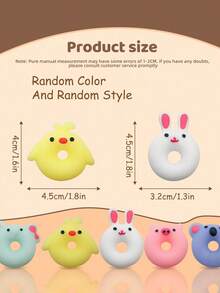 5/10/20/30 件随机可爱 S 形甜甜圈柔软玩具，适合作为成人派对礼物、迷你减压器、圣诞派对礼物、课堂奖励、生日礼物、礼品袋填充物