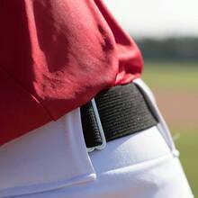 Sports - Cinturón de béisbol para jóvenes - Amarillo Neón - Ver 2